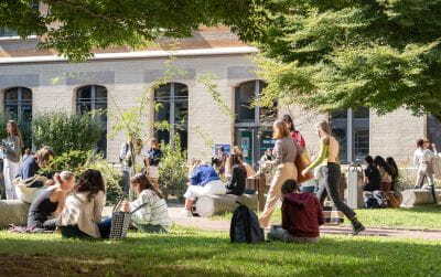 Des étudiants de l'Université Lyon III