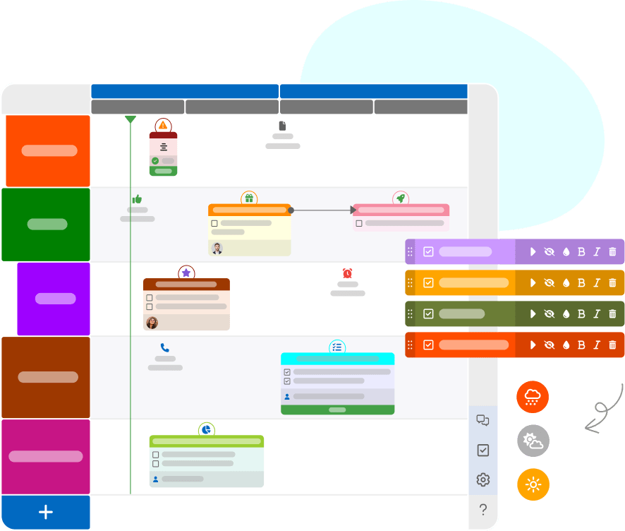 Des éléments graphiques pour une lisibilité idéale de vos projets