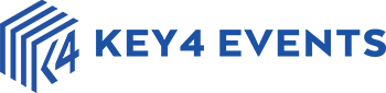 Logo Key4Events,  agence qui optimise ses services événementiels grâce à Bubble Plan
