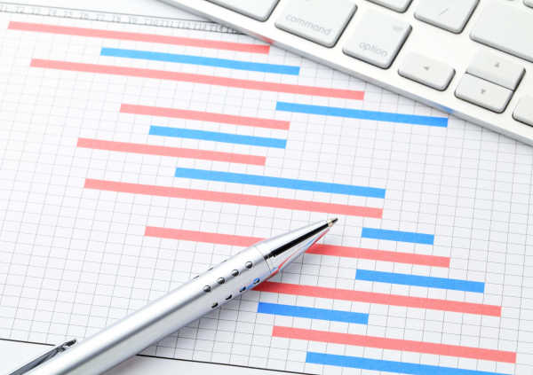 Illustration diagramme de Gantt