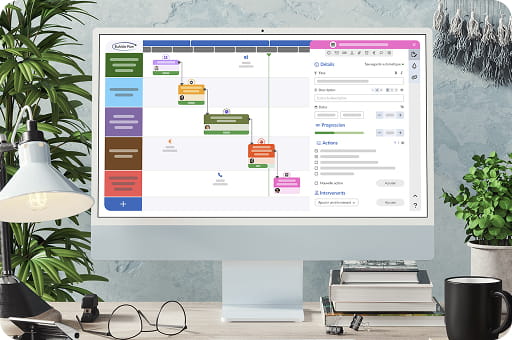 Créer un diagramme de Gantt en ligne avec Bubble Plan