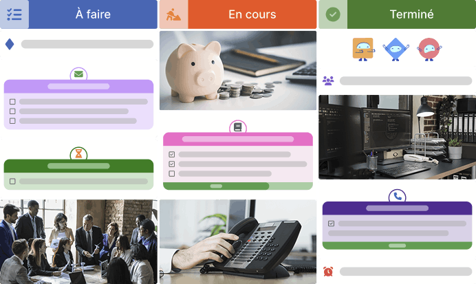 Avantages d'un tableau Kanban