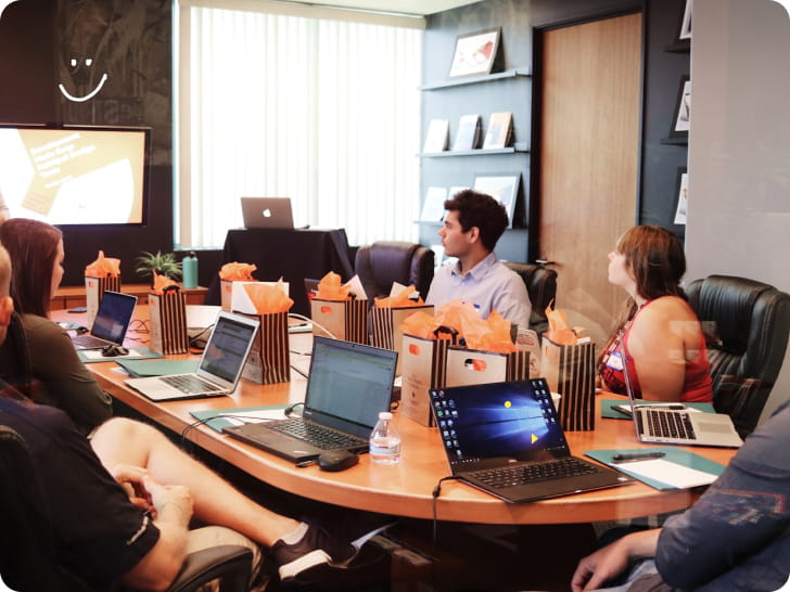 Réunion d’équipe avec Scrum Master