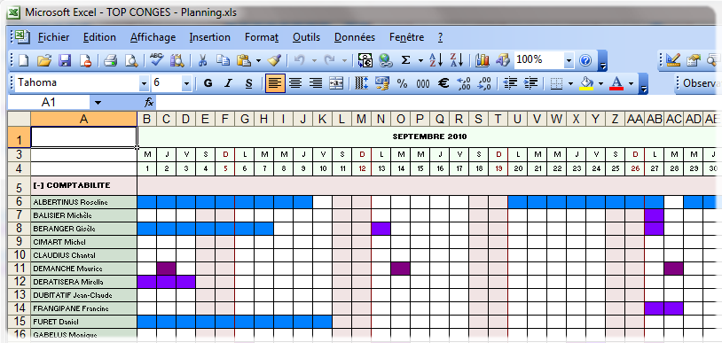 Tableau Pour La Planification Avec Différentes Tâches, écrit Sur Des  Papiers De Couleur