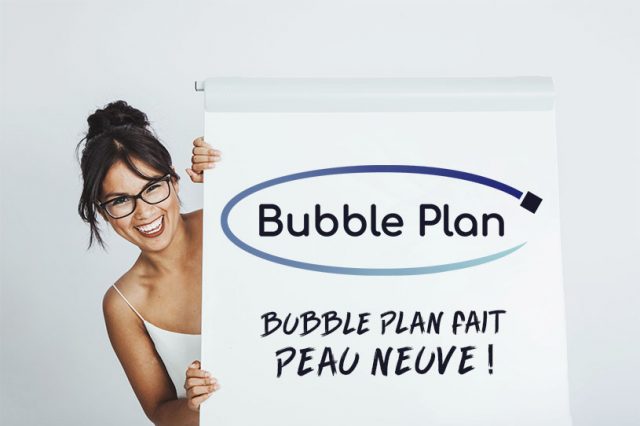 Nouveau logo Bubble Plan - gestion de projet