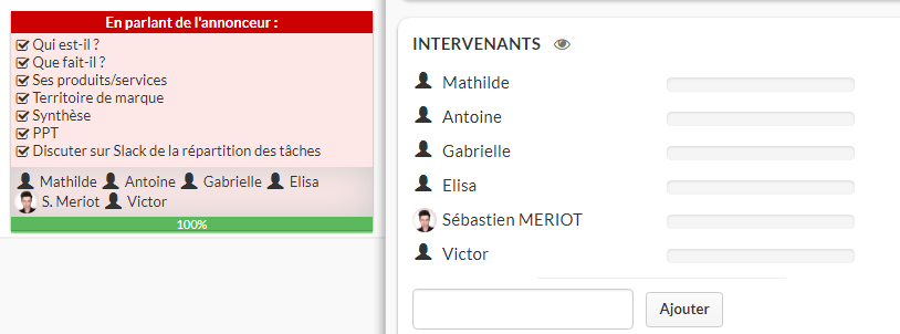 Intervenants