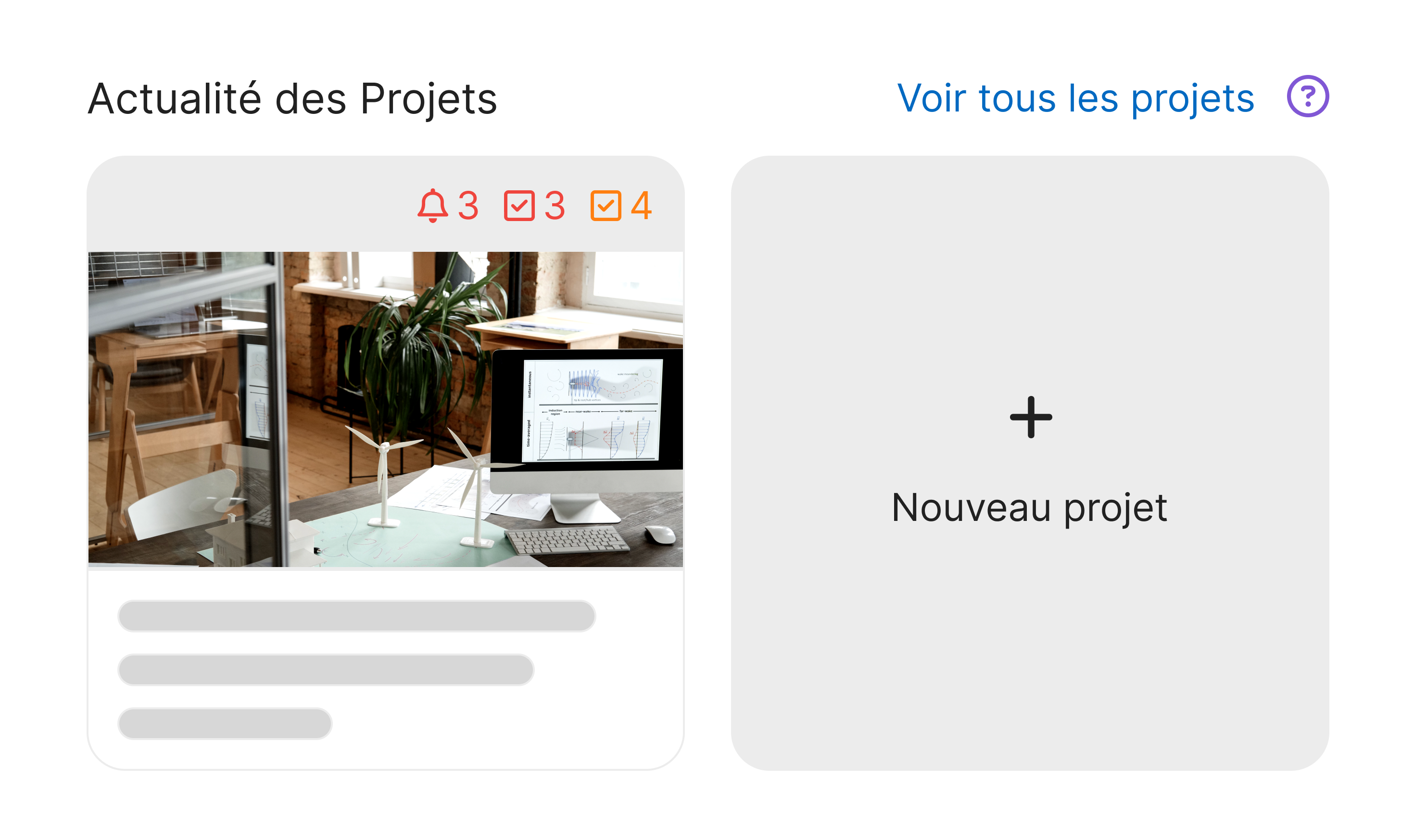 les notifications sont représentées par une petite cloche