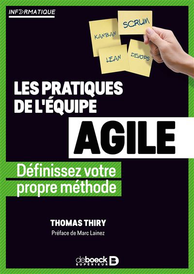 Couverture du livre "Les pratiques de l'équipe agile"