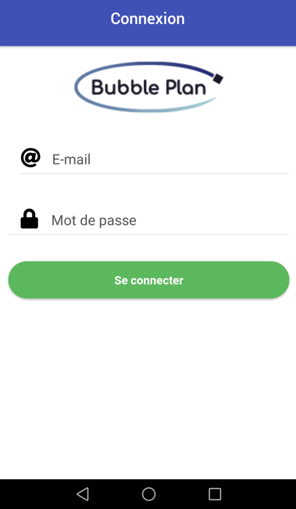 illustration connexion à l'appli mobile