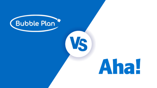 Comparatif d’outils de gestion de projet : Aha! VS Bubble Plan