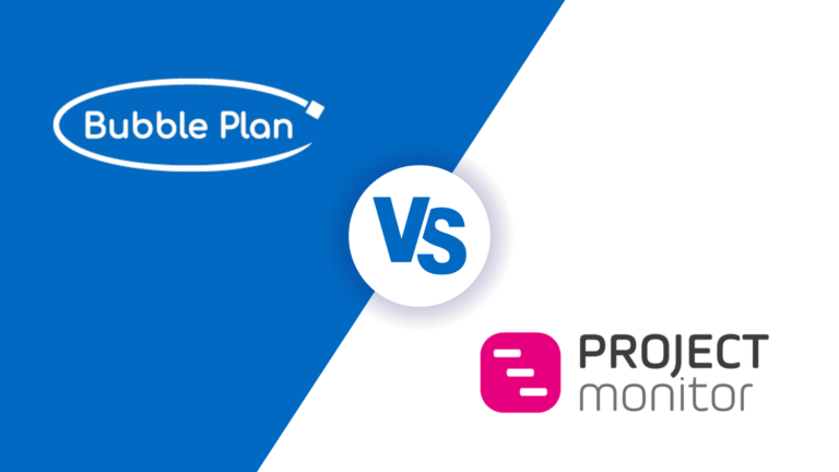 Comparatif outils de gestion de projet : Project Monitor VS Bubble Plan