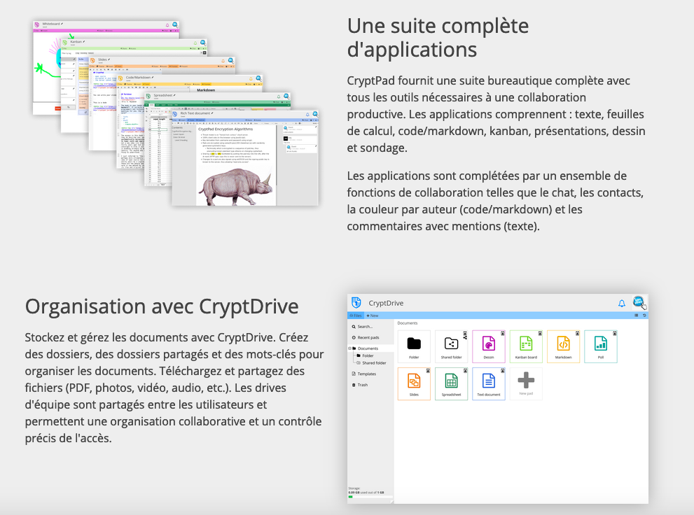 Illustration de Cryptpad