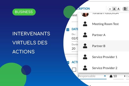 Optimisation des Intervenants virtuels, en gestion de projet BUSINESS