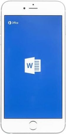 microsoft word disponible sous format mobile