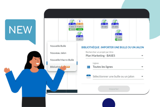 Planification de projets simplifiée : découvrez la bibliothèque d’éléments Bubble Plan