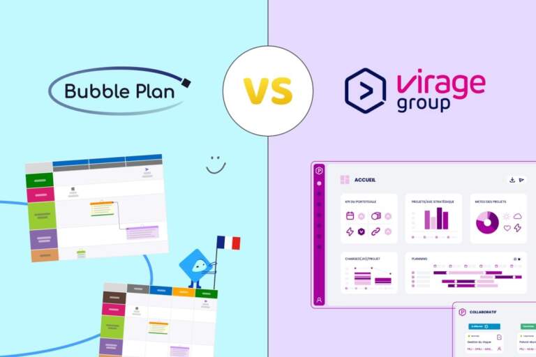 Comparatif outils de gestion de projet : Project Monitor VS Bubble Plan