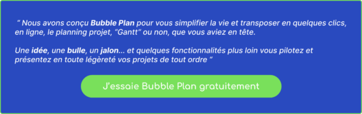 explications de l'outil Bubble Plan et ce qu'il est possible de faire avec, et un bouton vers le site pour essayer l'outil gratuitement 