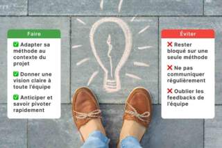 3 astuces à faire et surtout pas en gestion de projet