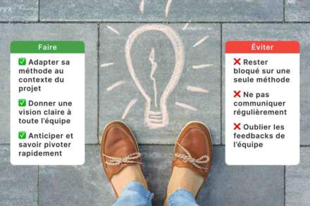 3 astuces à faire et surtout pas en gestion de projet