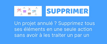 La suppression d'éléments