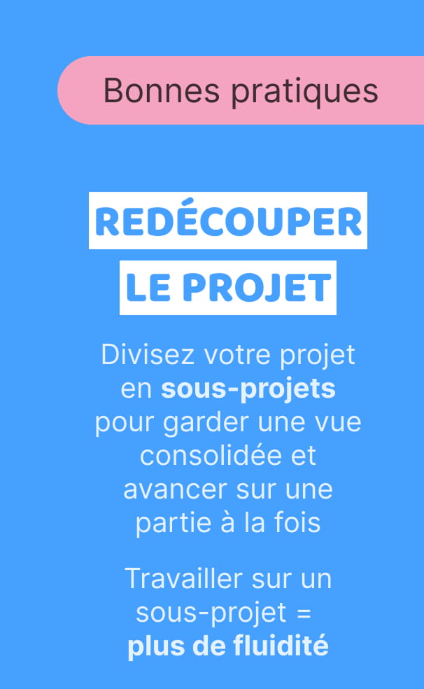 Découvrez comment redécouper votre projet pour éviter toute surcharge