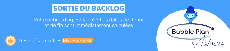 La gestion du backlog dans Bubble Plan