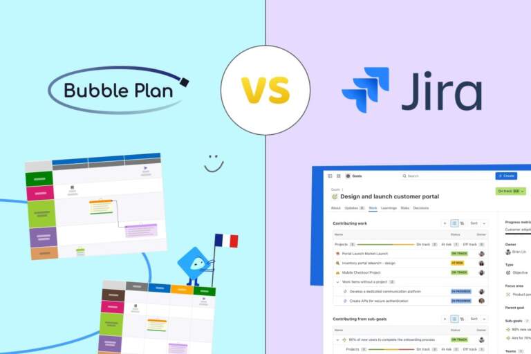 Bubble Plan vs Jira : quel outil choisir pour gérer vos projets ?