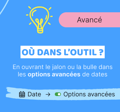 Où trouver la récurrence dans Bubble Plan