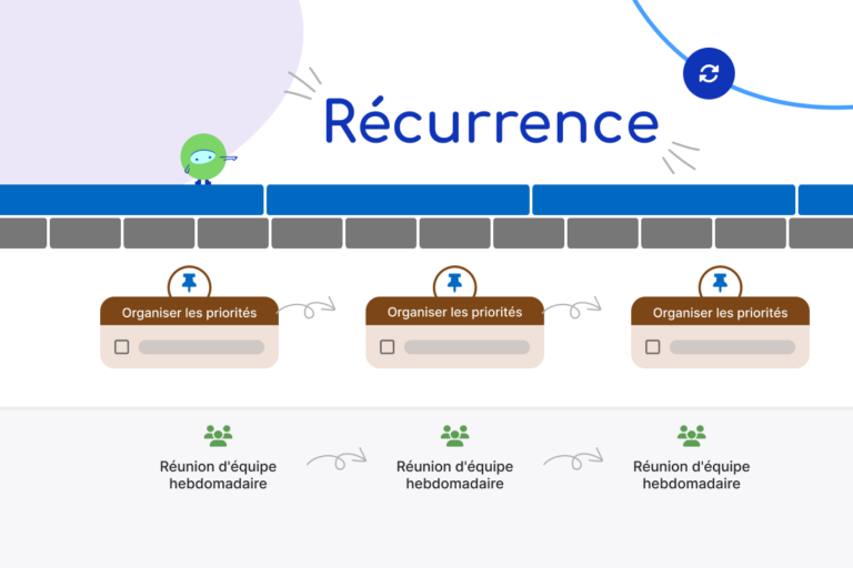 La récurrence dans Bubble Plan