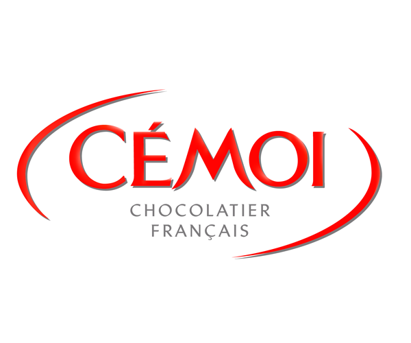 Logo of France's leading chocolate maker, Cémoi