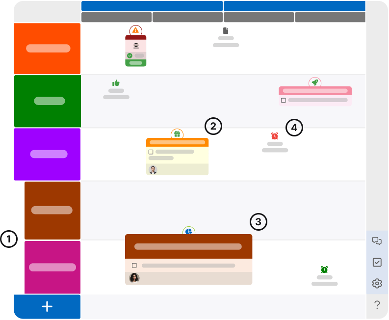 A multi-level planning tool to easily model projects