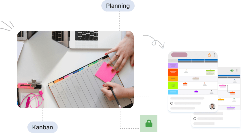 Overview, occupation, availability, overloads, individual tracking.