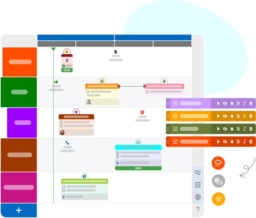 Graphic elements for ideal readability of your projects