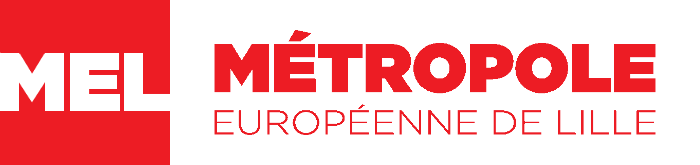 Logo Métropole européenne de Lille, an important collaboration with the northern agglomeration community