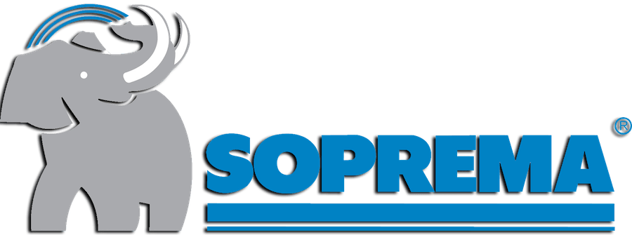 Logo Soprema, French leader in building envelope
