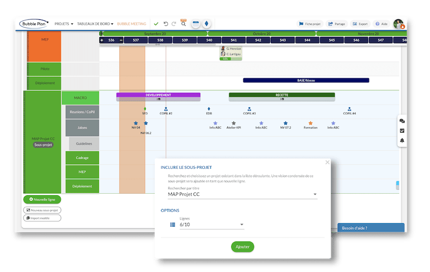 Colour-filtered project schedules for optimal project management